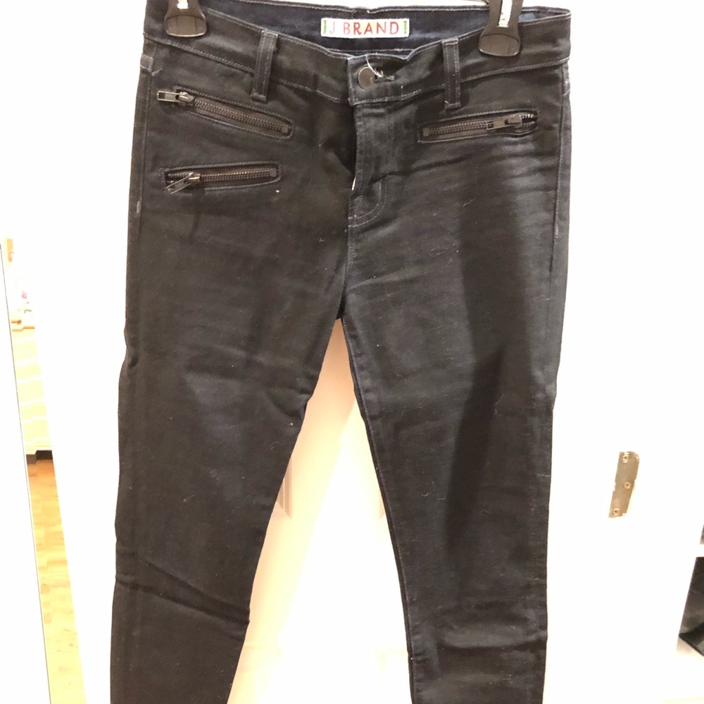 J brand zoey skinny jeans with zippers